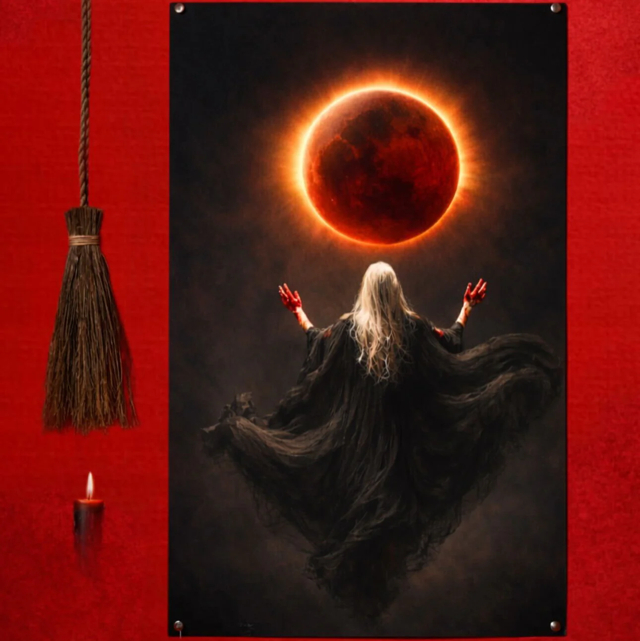 Eclipse Blood Moon 12x18" Poster