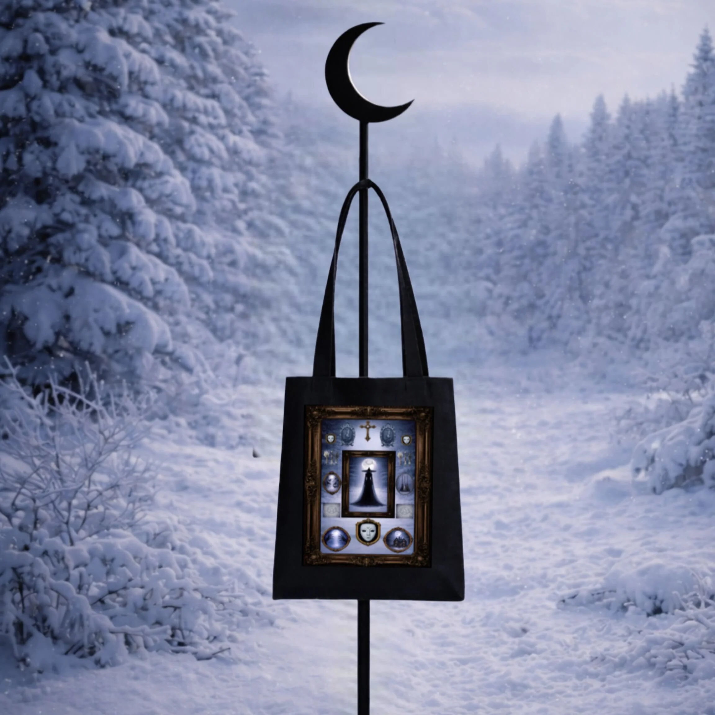 Snow Moon Tote bag - Image 2